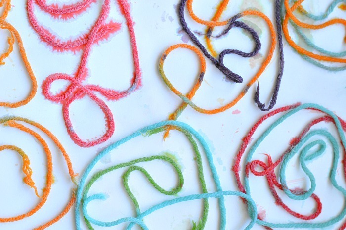 Art projects for Kids : Scented String Art – Fun Littles