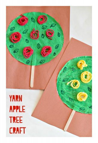 Apple tree crafts kids can make