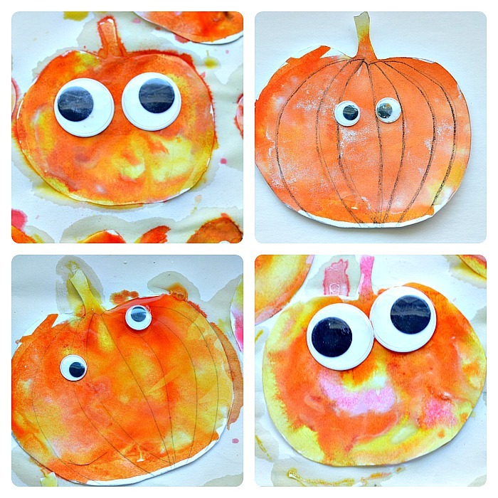 Fall Art Activities: Pumpkin Fizzy Art for Kids – Fun Littles