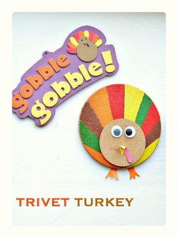 turkey-craft-for-kids-with-trivets-and-coasters